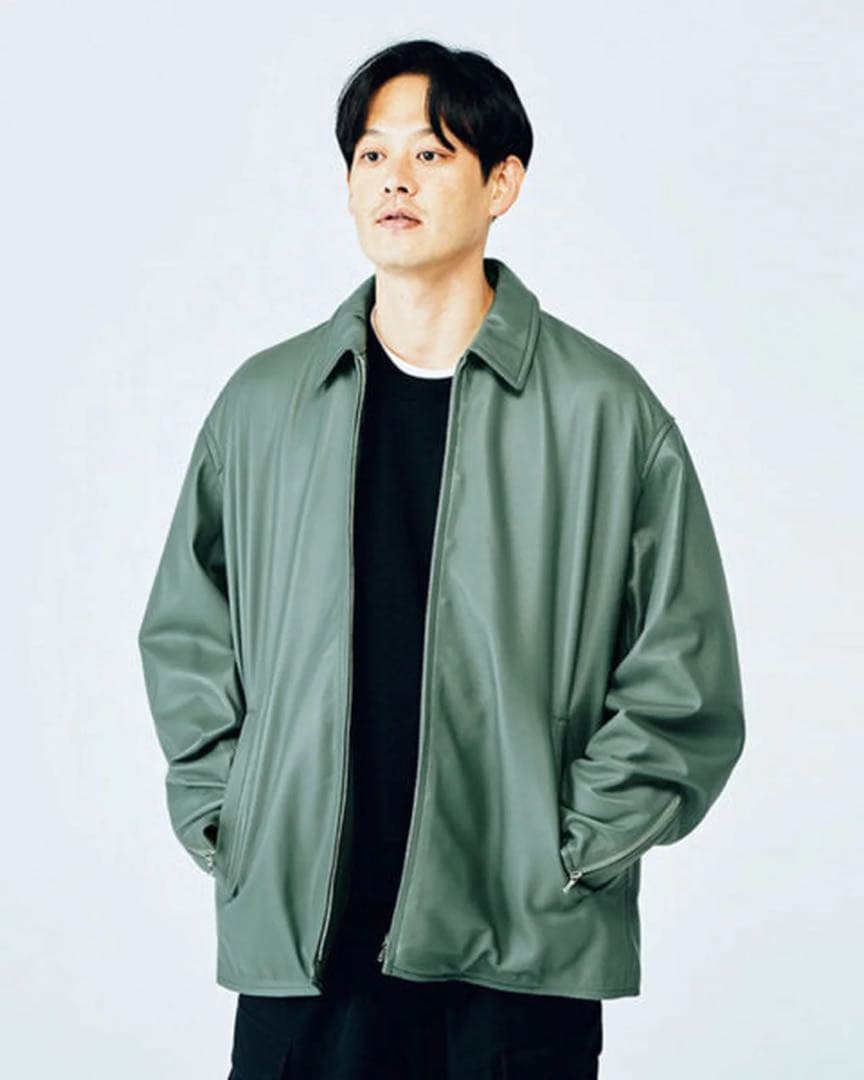 グラフペーパー SHEEP LEATHER RIDERS JACKET サイズ2