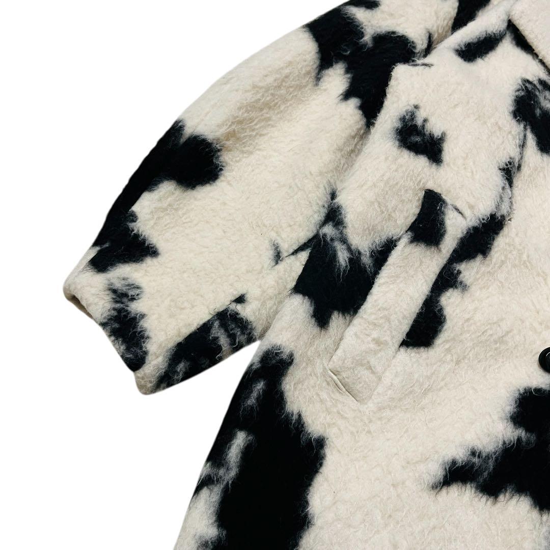 Ameri UND SHADOW FLOWER WOOL COAT アメリ