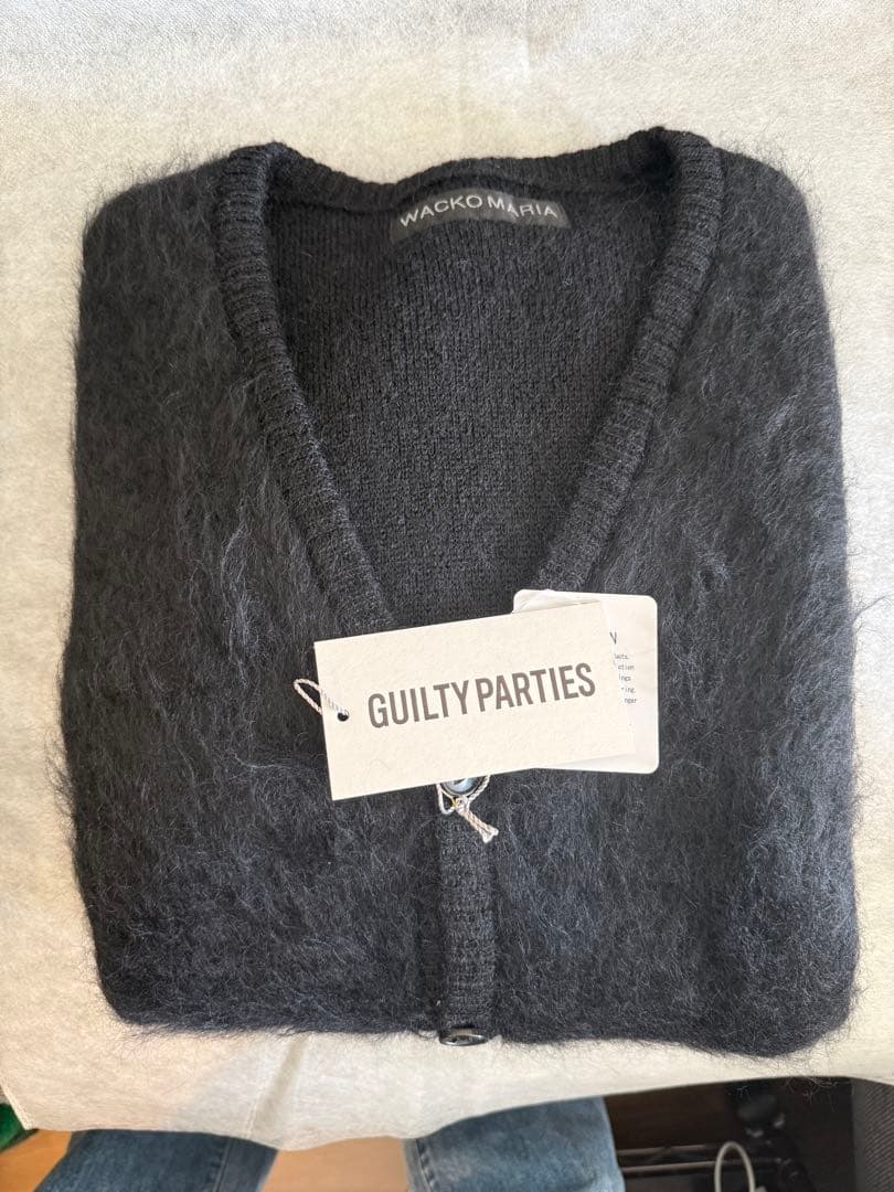 新品 WACKO MARIA MIX MOHAIR CARDIGAN L