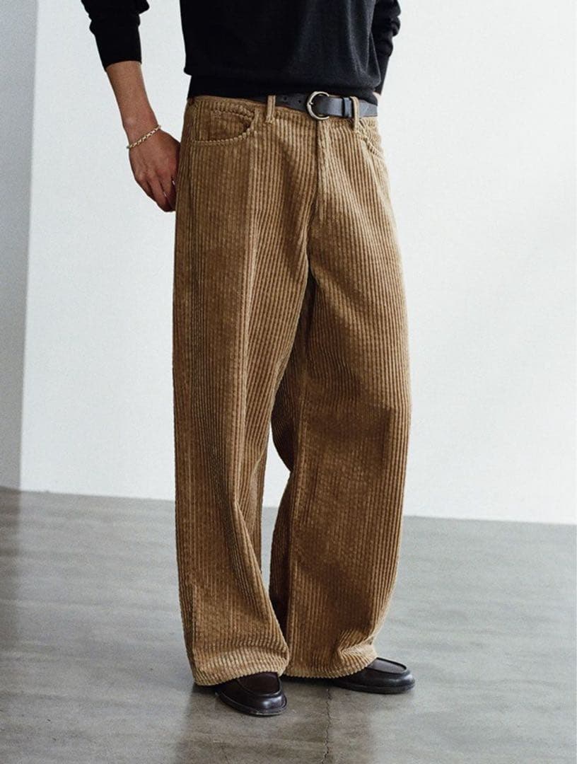 パンツ Wide Ridge Washed Corduroy