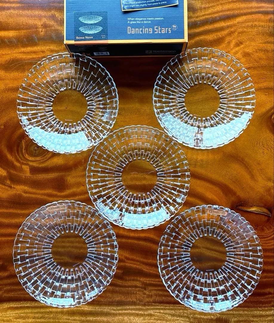 未使用　ナハトマン　ボサノバ　21㎝プレート5皿セット