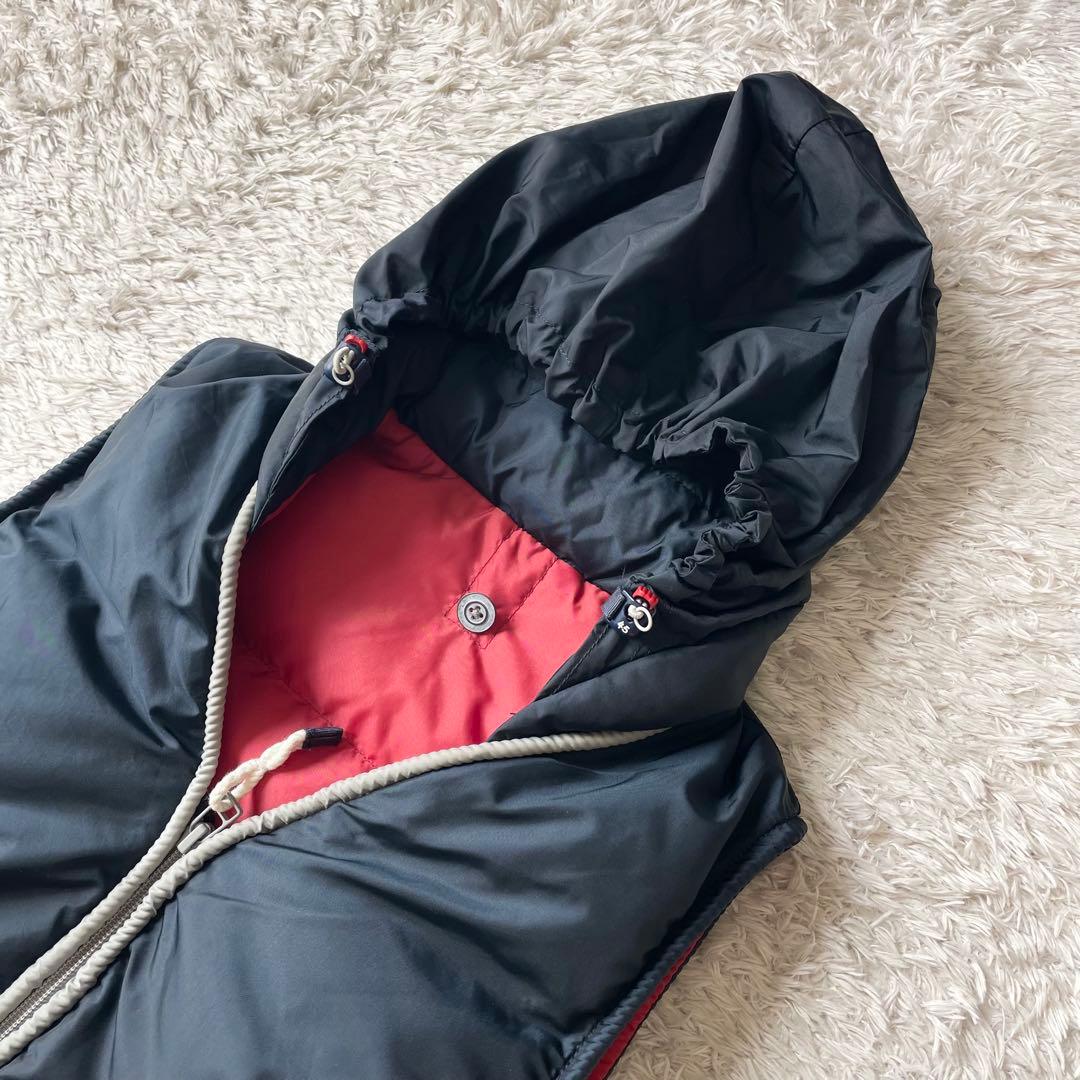 45rpm& 美品 セーラーダウンベスト 2 紺赤