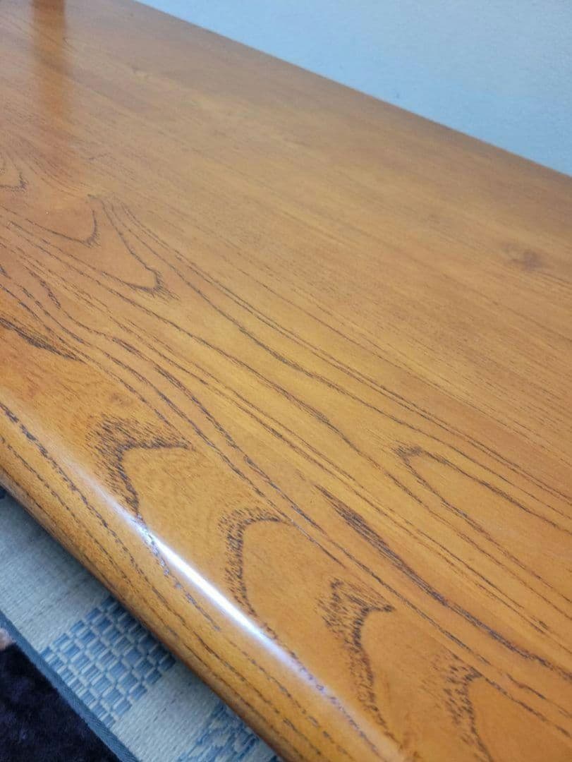 木製 カントリー テーブル 座卓 麦穂