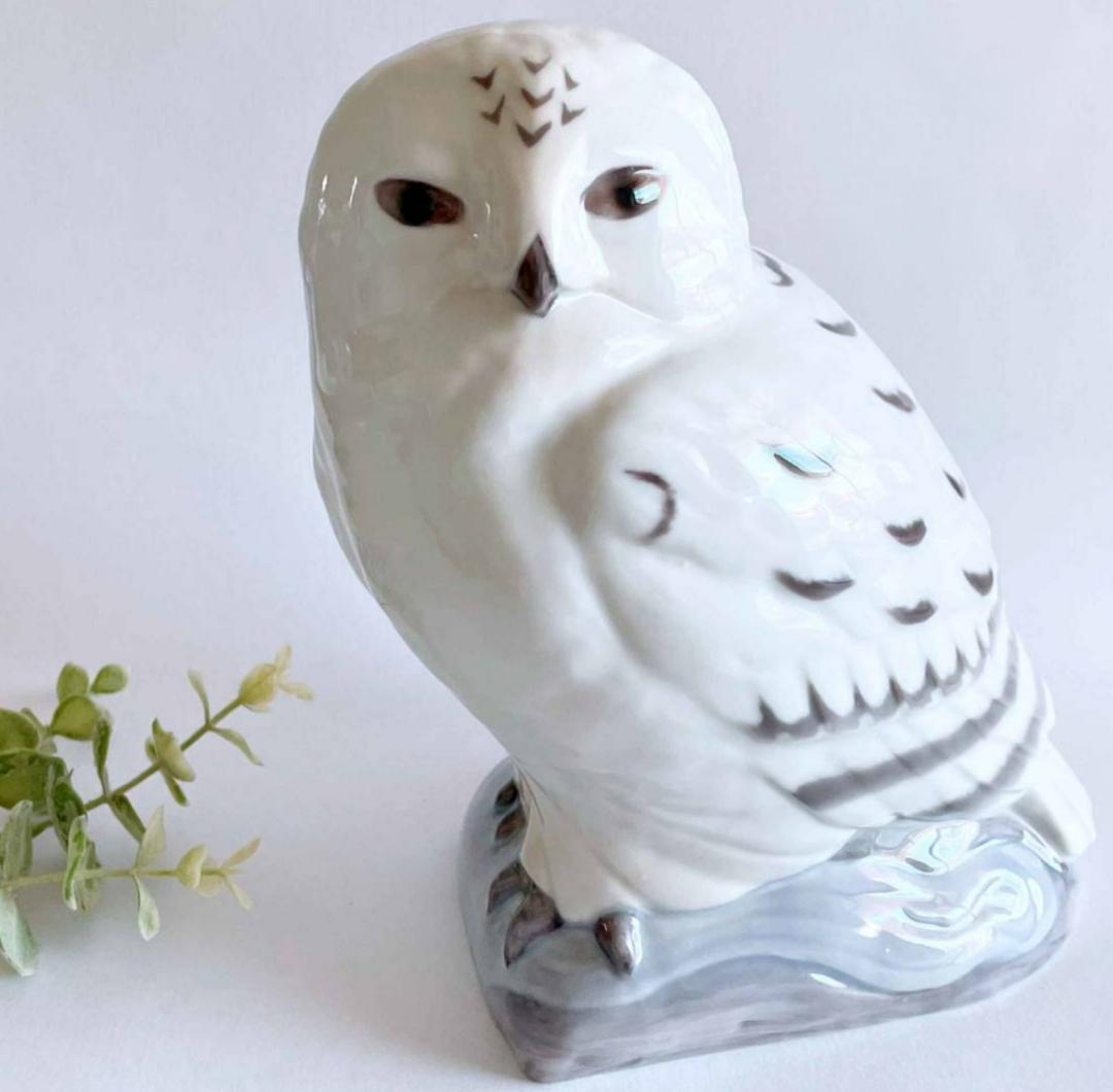 ビングオーグレンダール B&G 梟 ふくろう 鳥 フィギュリン デンマーク製