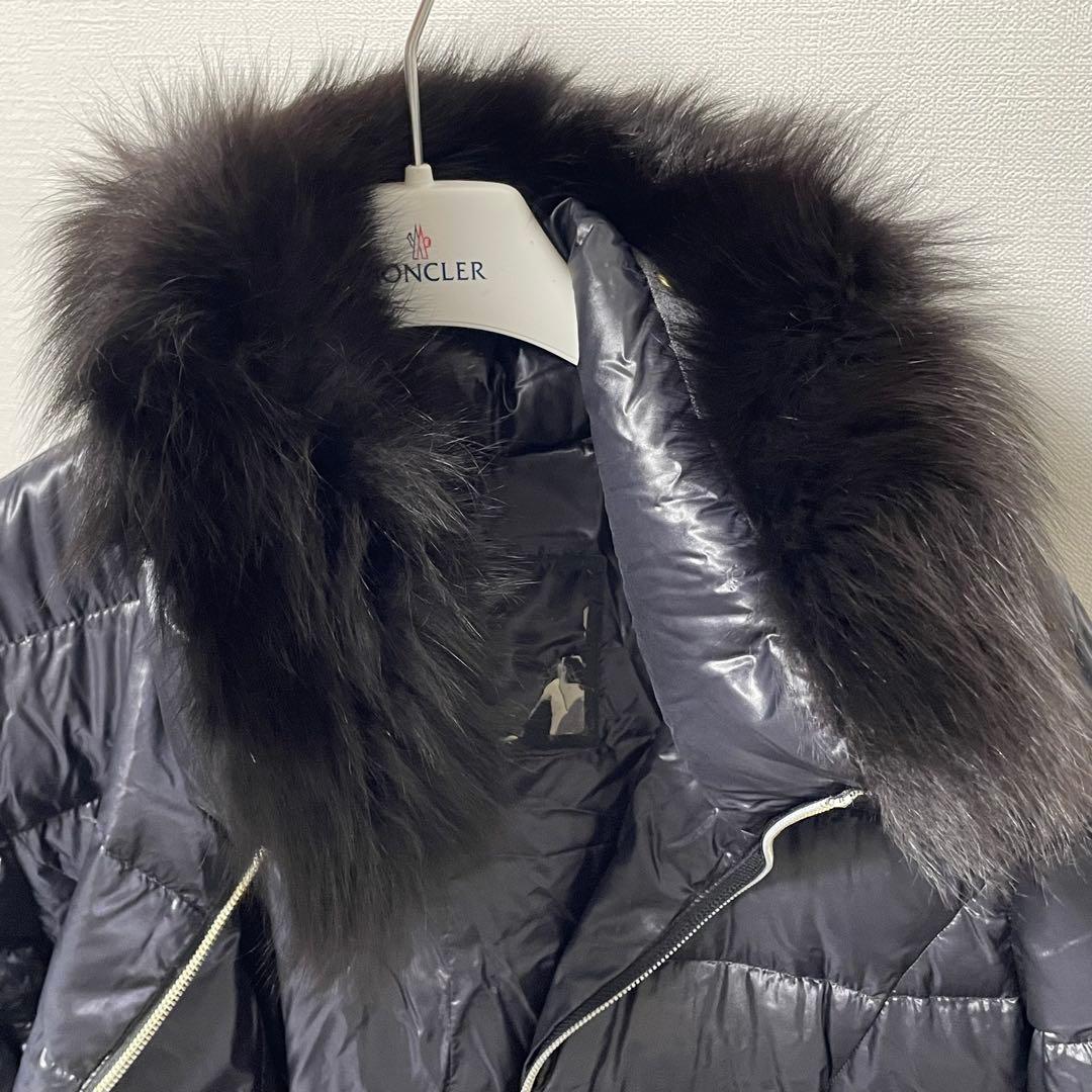 XXLサイズ　ヘルノ　ダウンコート　ロング　ブラック　44 ファー