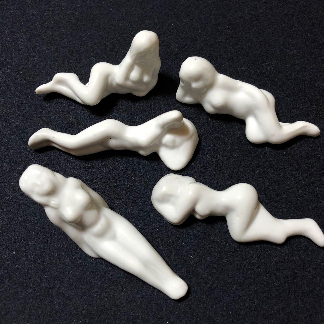 箸置き 女体 ヌードデザイン 5点
