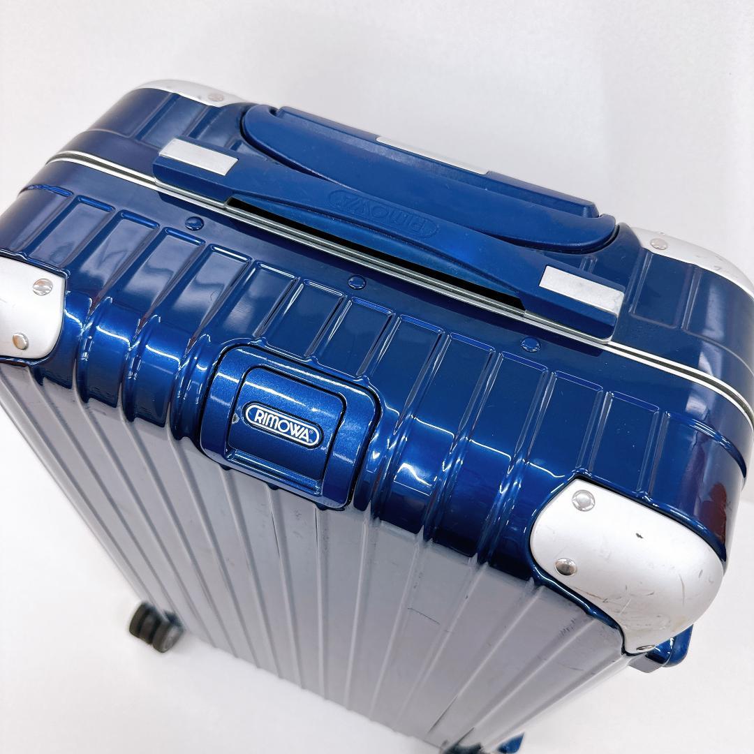 【良品】リモワ スーツケース Hybrid 32L MatteBlue