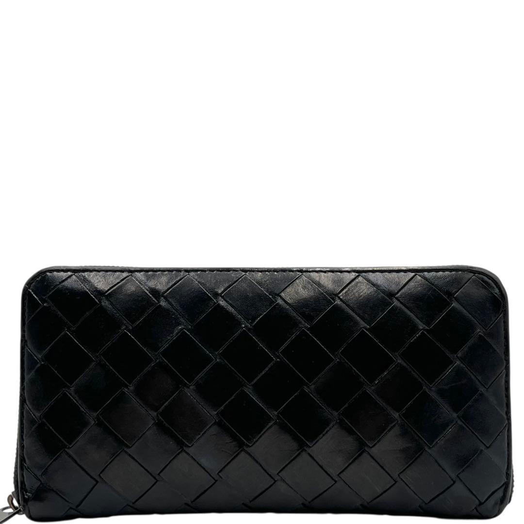 BOTTEGA VENETA ボッテガヴェネタ　長財布　イントレチャート　レザー