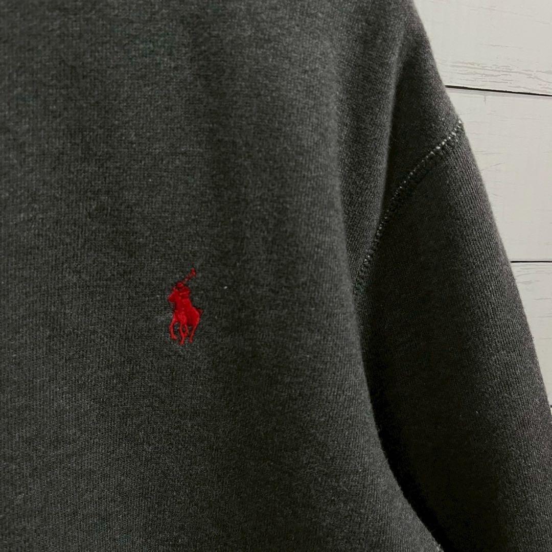 1【即完売モデル】ラルフローレン☆刺繍ロゴワンポイント ジップパーカー☆7422