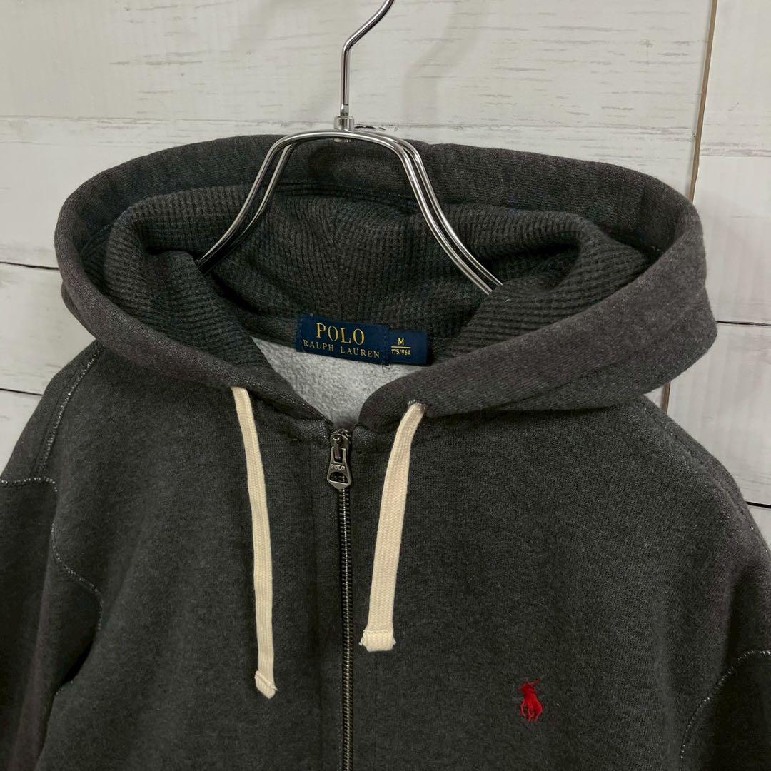1【即完売モデル】ラルフローレン☆刺繍ロゴワンポイント ジップパーカー☆7422