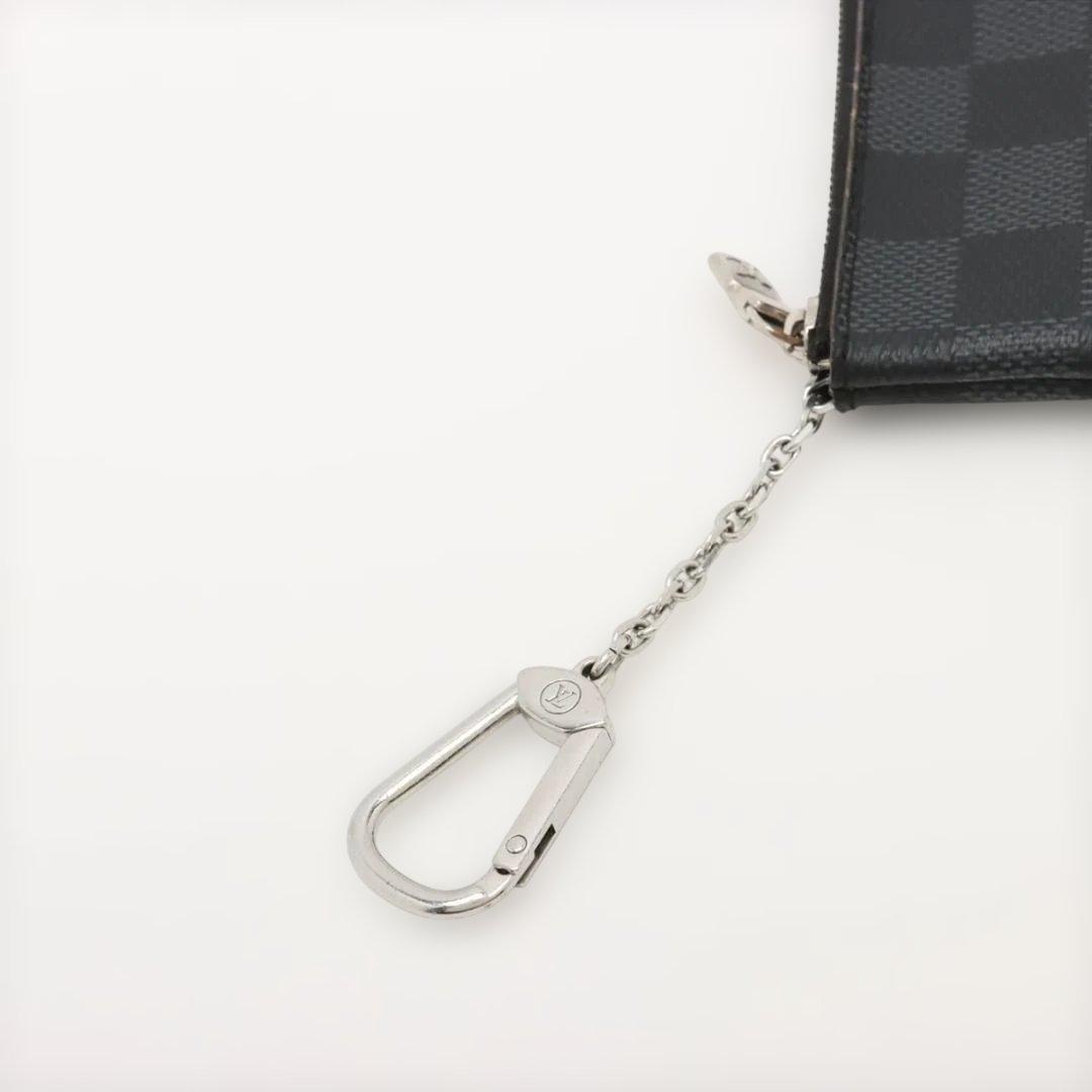 Louis Vuitton ルイ・ヴィトン ダミエ ブラック ケース 革