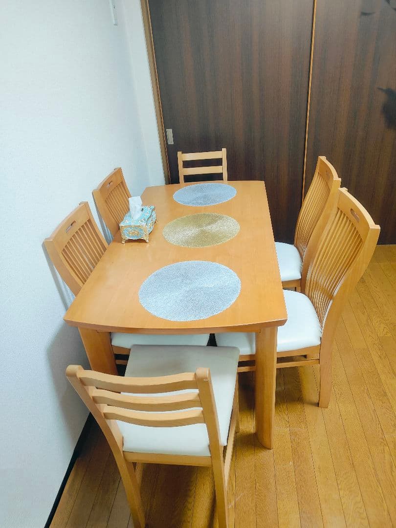 ナチュラルウッド ダイニングテーブルセット