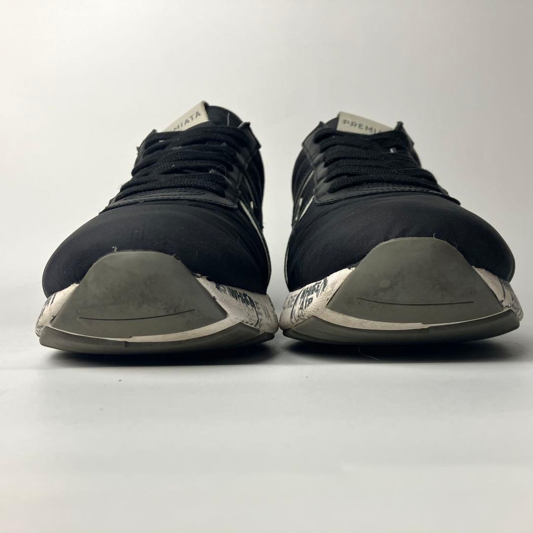 テラ　PREMIATA　プレミアータ　ナイロン　ロートップスニーカー黒43