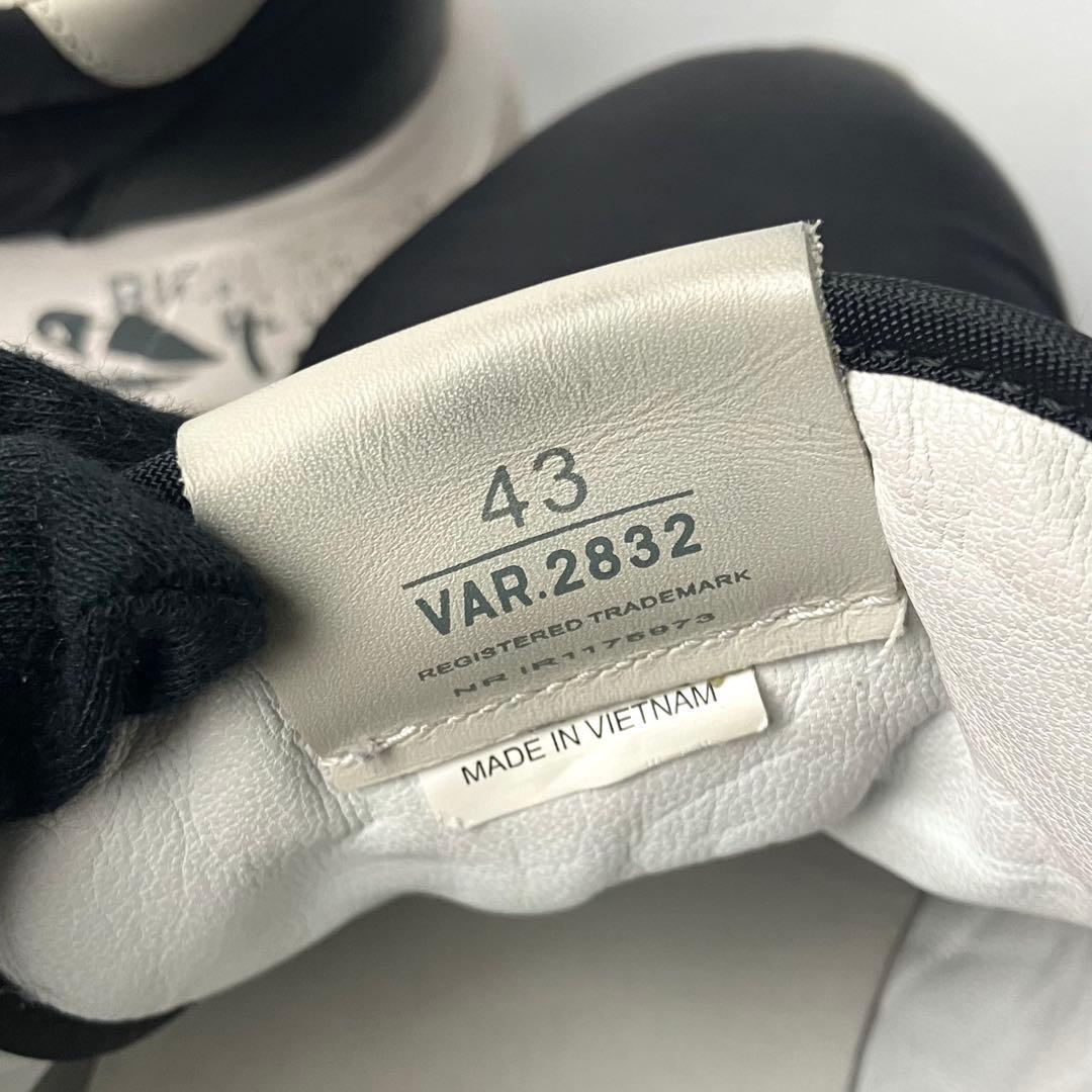 テラ　PREMIATA　プレミアータ　ナイロン　ロートップスニーカー黒43