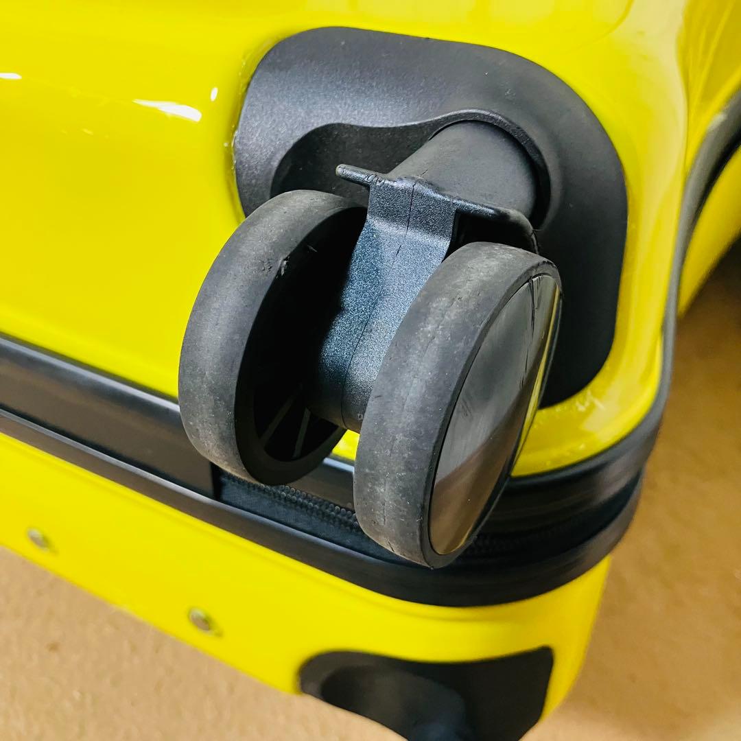 noricco のりっこ バナナ型 トラベルケース 4輪 キッズ イエロー