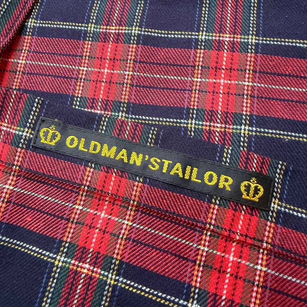 オールドマンズ テーラー トートバッグ タータンチェック ネイビー 未使用級