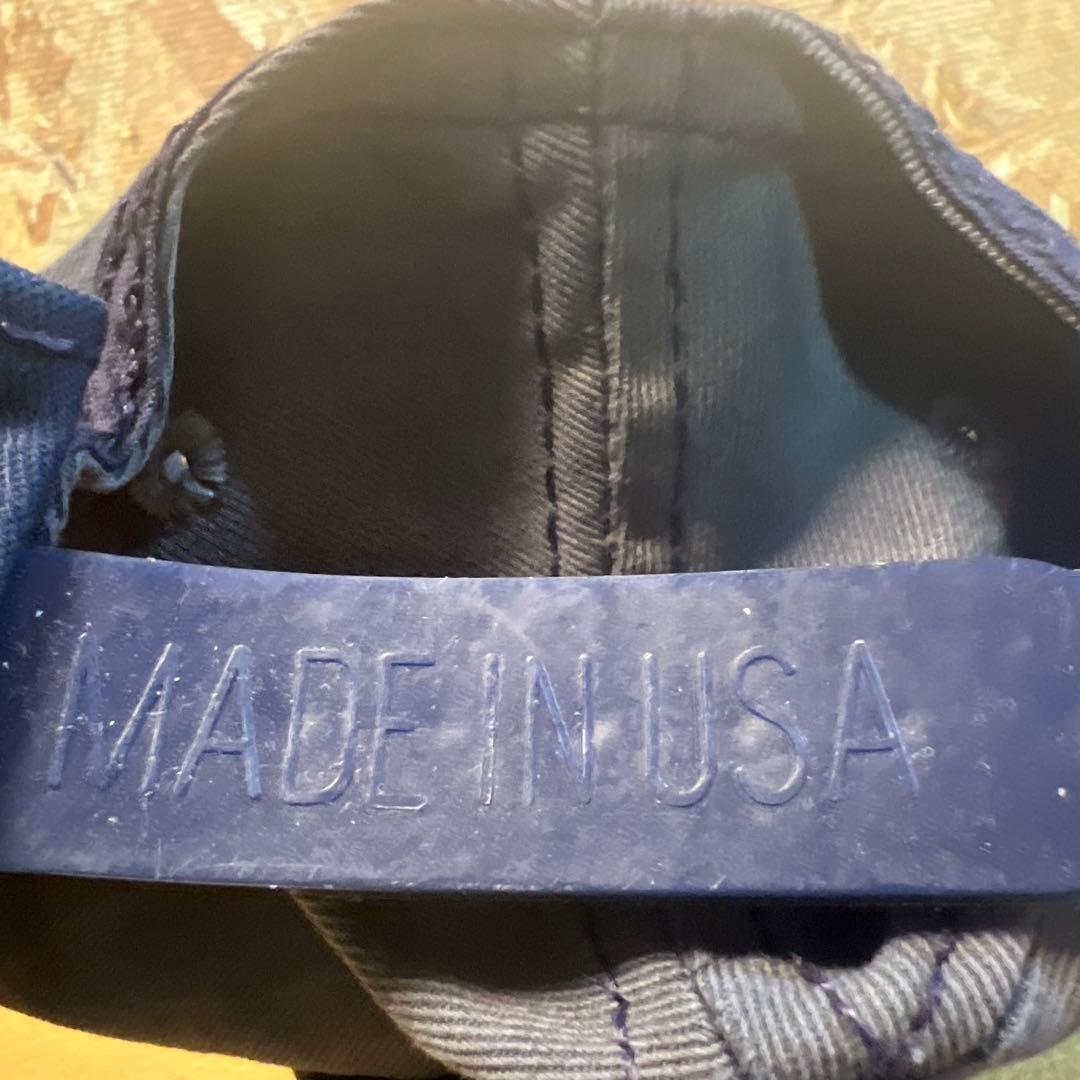 old Stussy 刺繍のSロゴ グレーキャップUSA 80s ヴィンテージ