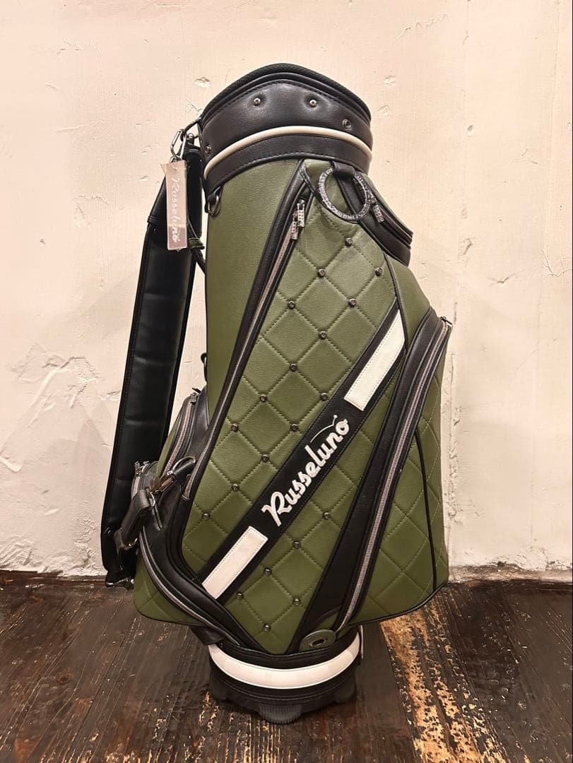希少⭐︎Russeluno ゴルフバッグ・キャディバッグ オリーブグリーンカーキ