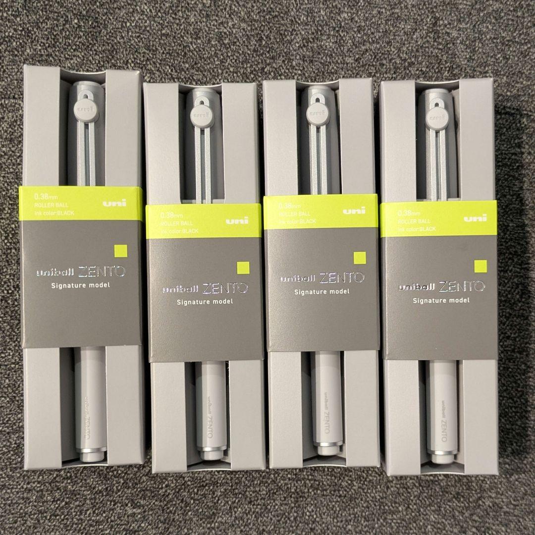 uniball ZENTO ユニボールゼント シグニチャーモデル 0.38 4本