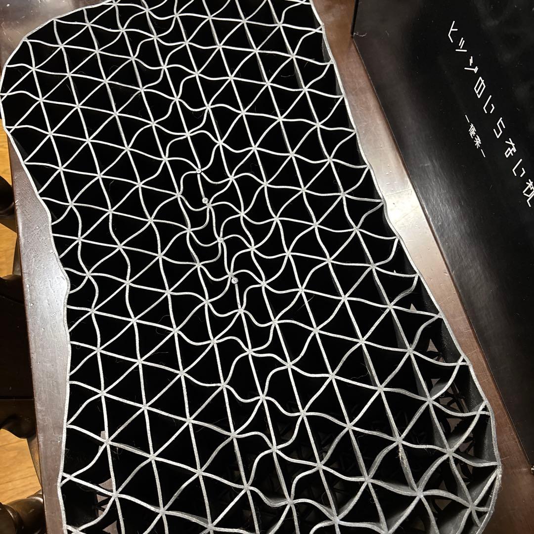 ヒツジのいらない枕 ハニカム構造 黒（カバー付）