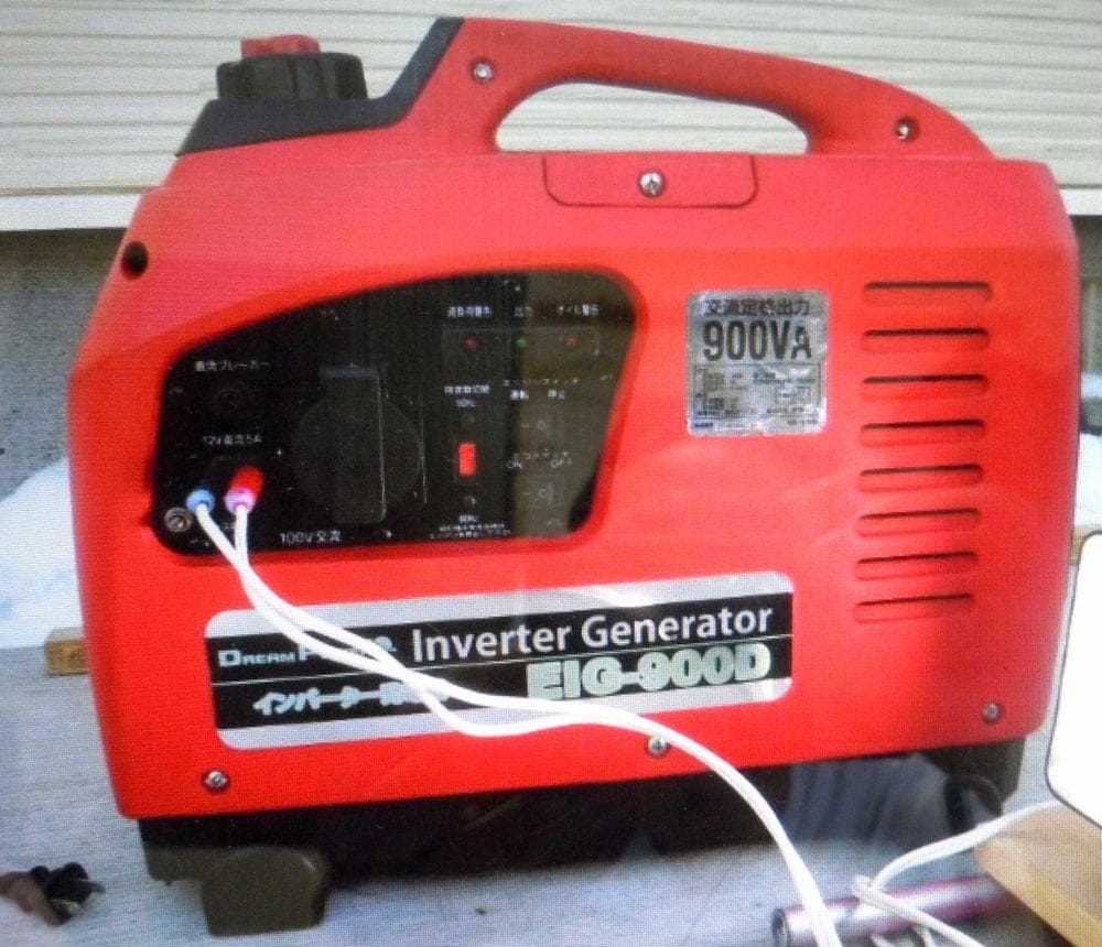 ナカトミインバーター発電機 EIG-900D 【動作確認済み】本州は送料無料