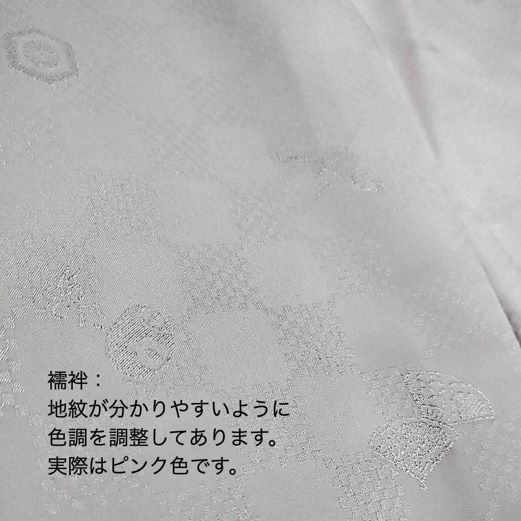 七五三 3歳 女の子 正絹 祝い着 5点 フルセット（被布・長襦袢・草履・鞄）