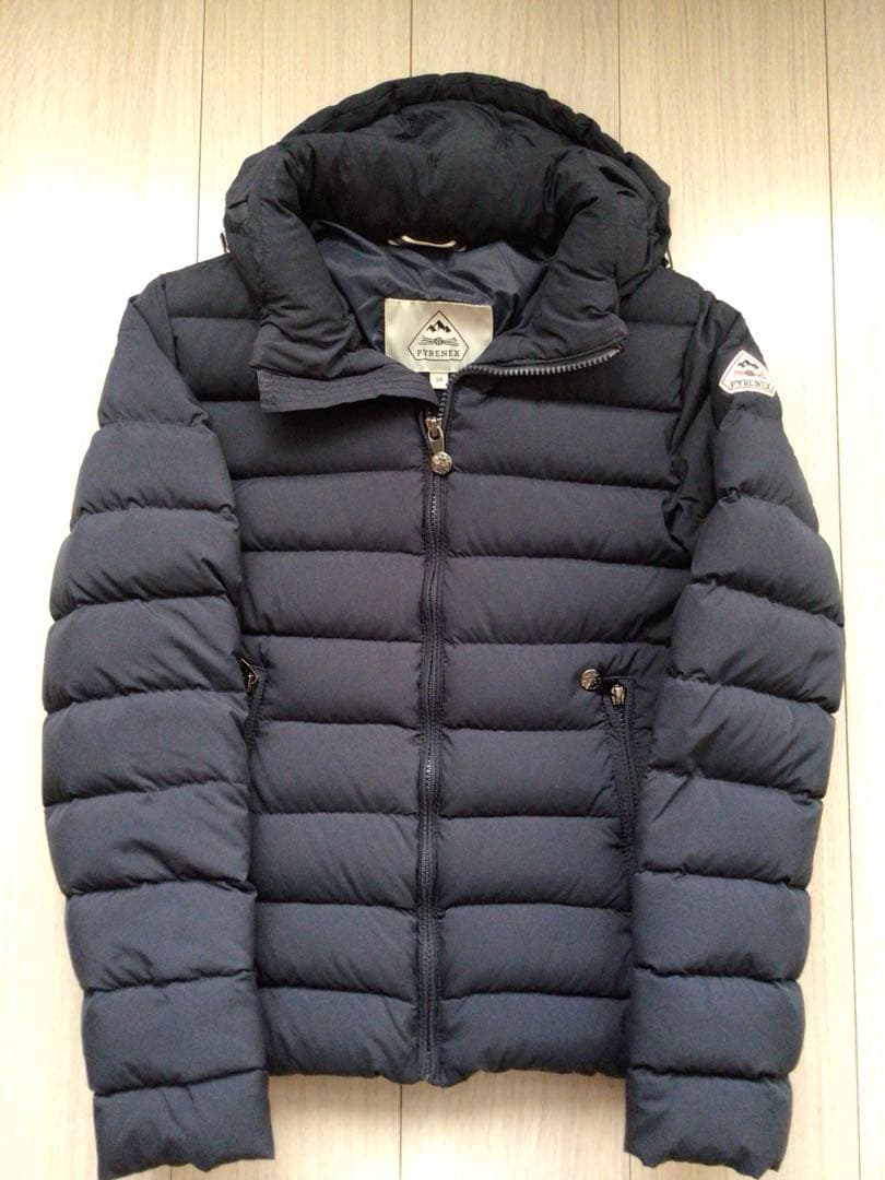 PYRENEX スプートニックジャケットソフト　ネイビー ダウンサイズ34