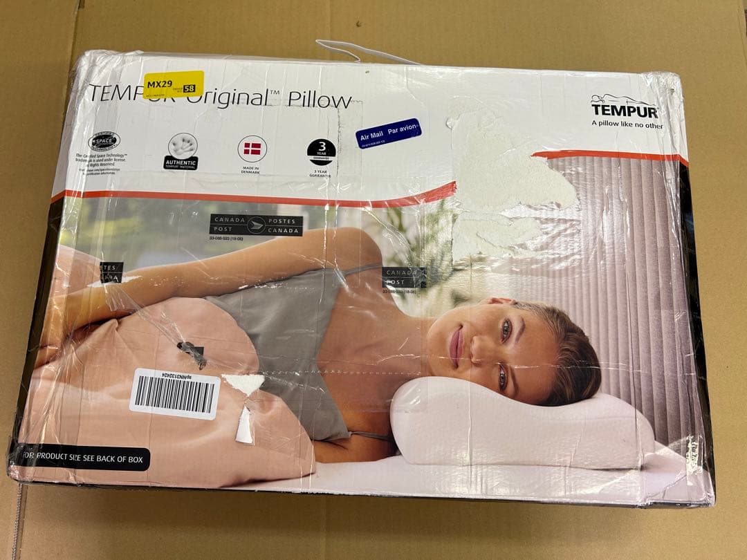 テンピュール(Tempur) 枕 まくら オリジナルピロー ホワイト mc500