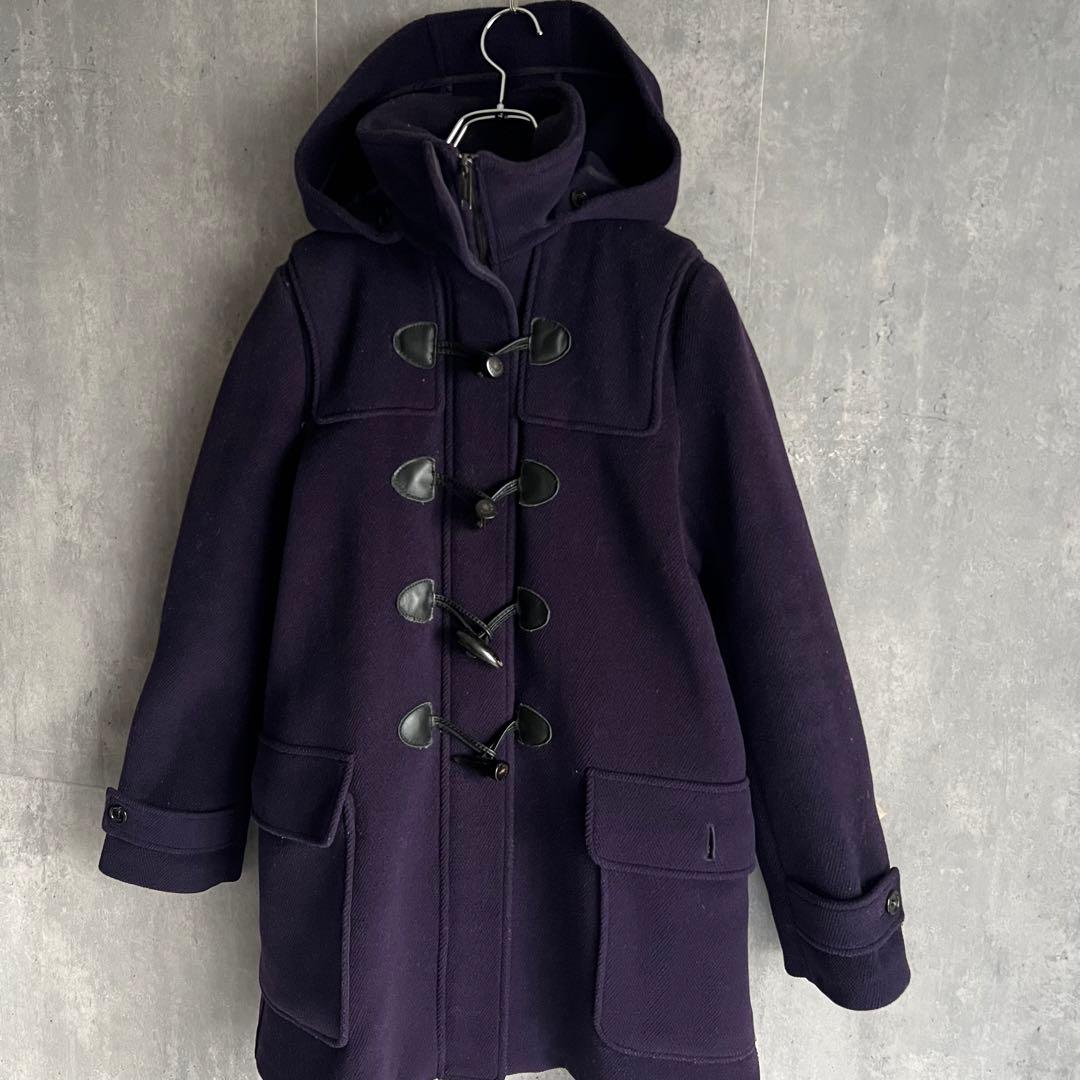BURBERRY LONDON　バーバーロンドン　ウールダッフルコート　フード付