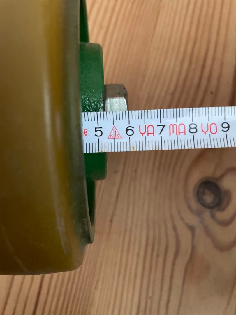ヨドノ？ 鋳物重荷重用ウレタン車輪ベアリング入 UHB130X50 キャスター