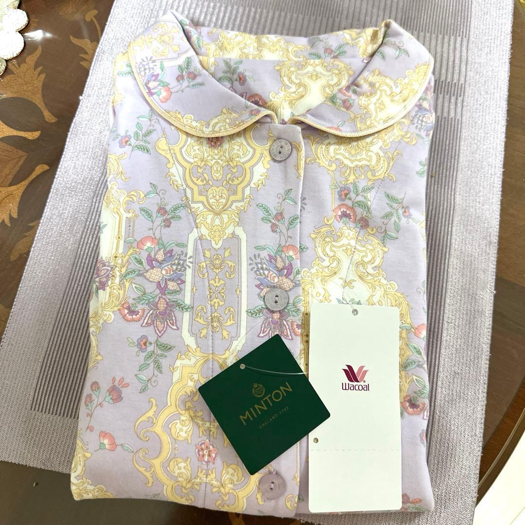 新品未使用タグ付）ワコールミントン とっても肌触りの優しい長袖パジャマ Lサイズ