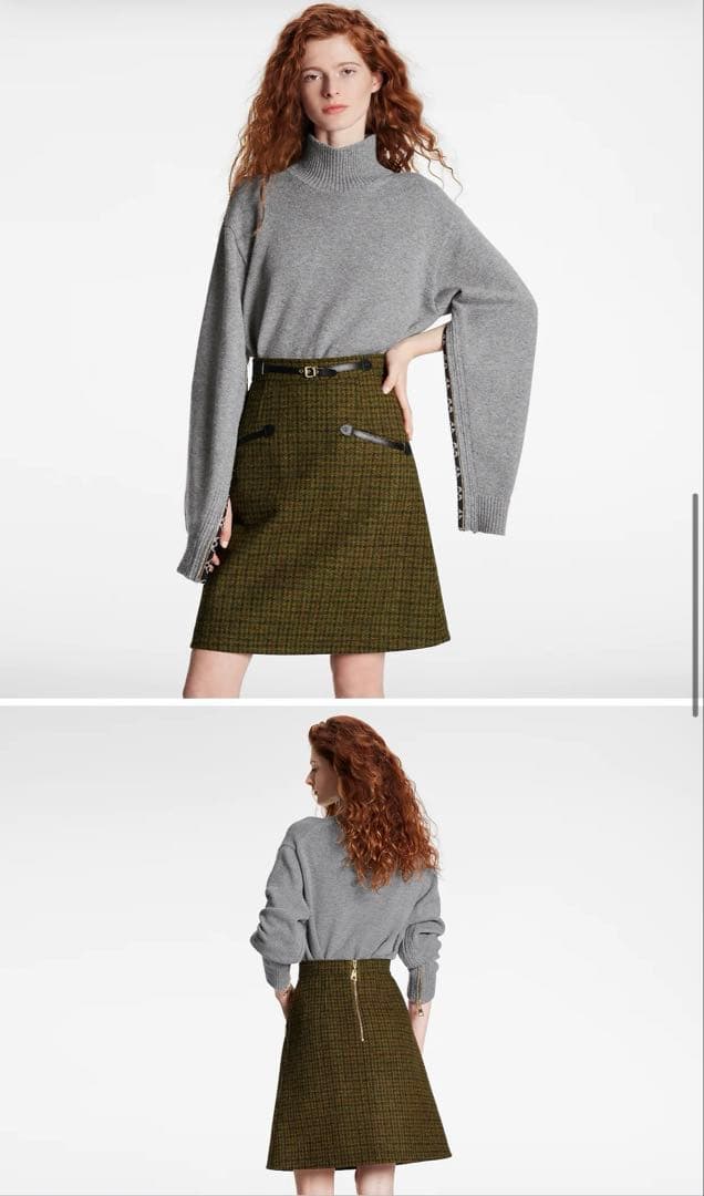 定価30万　新品未使用 LOUIS VUITTON ニット グレー M