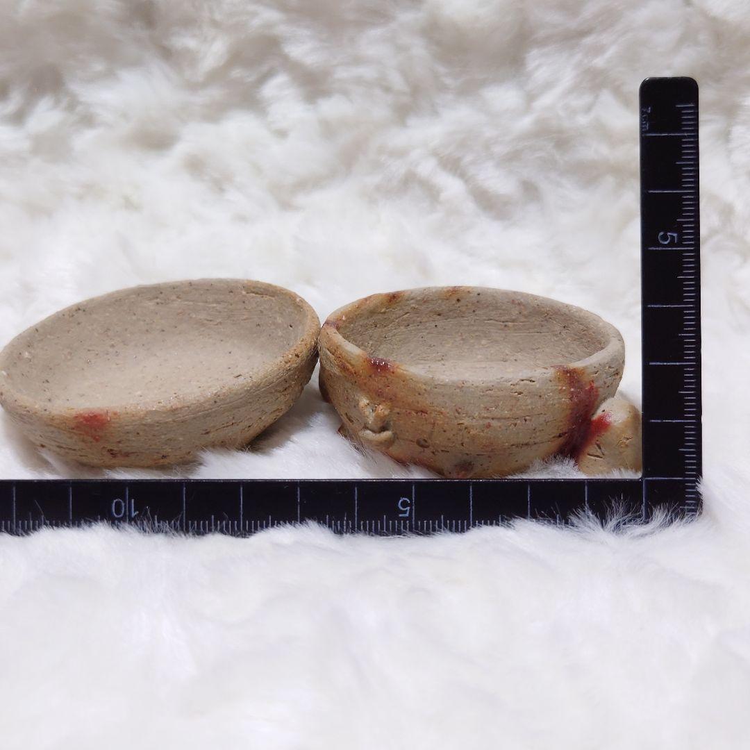 9【2552】50...面取り酒器、小鉢…備前焼