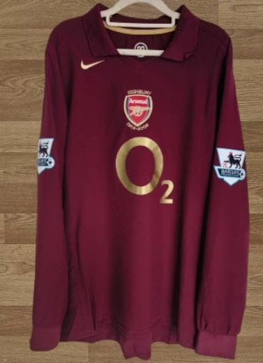 05/06 アーセナル ホーム 長袖 ユニフォーム ファブレガス 15