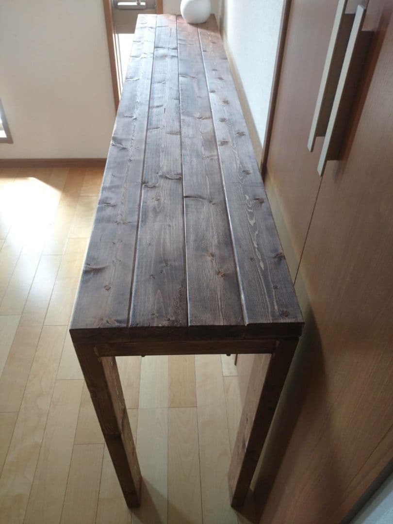 【家財便送料込み】200 アンティークロングテーブル