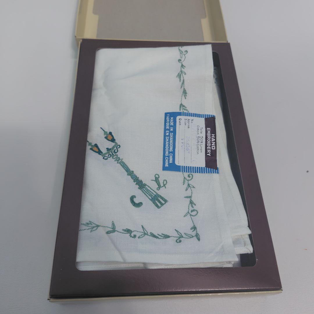 レア物　近沢レース　テーブルクロス 横浜銀行　記念