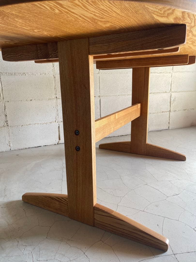 美品　リビングハウス　ダイニング3点セット　ダイニングテーブル　ベンチ　チェア