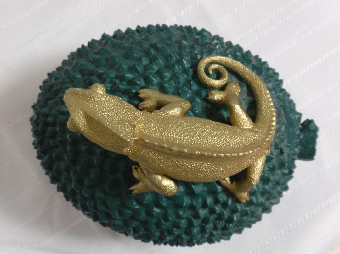 Colmore カメレオン デコボックス グリーン