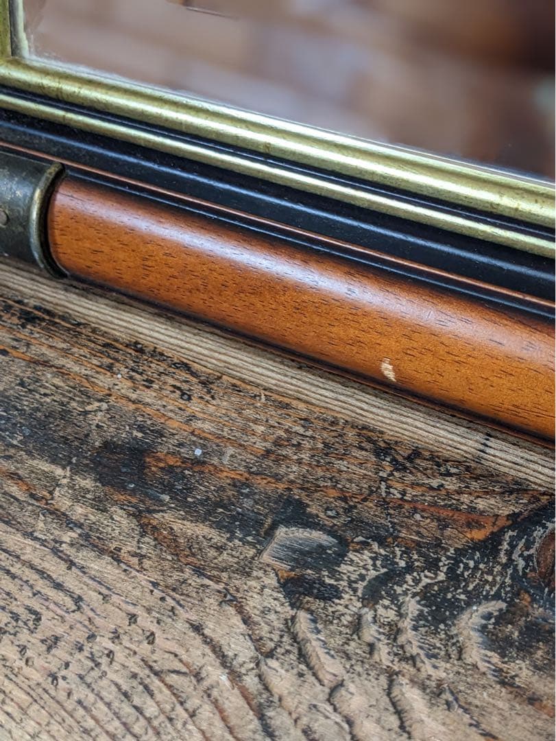 【 しまきち 】木製ヴィンテージミラー