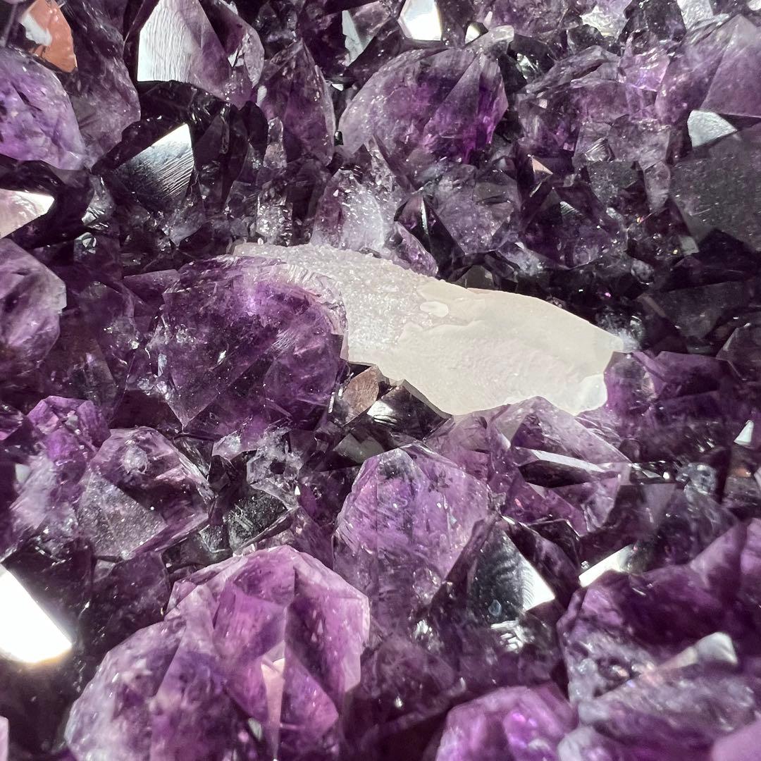 ✳️☆極上強開運☆絢爛華麗なる極大美濃紫結晶☆アメジストドーム 天然石 原石 置物