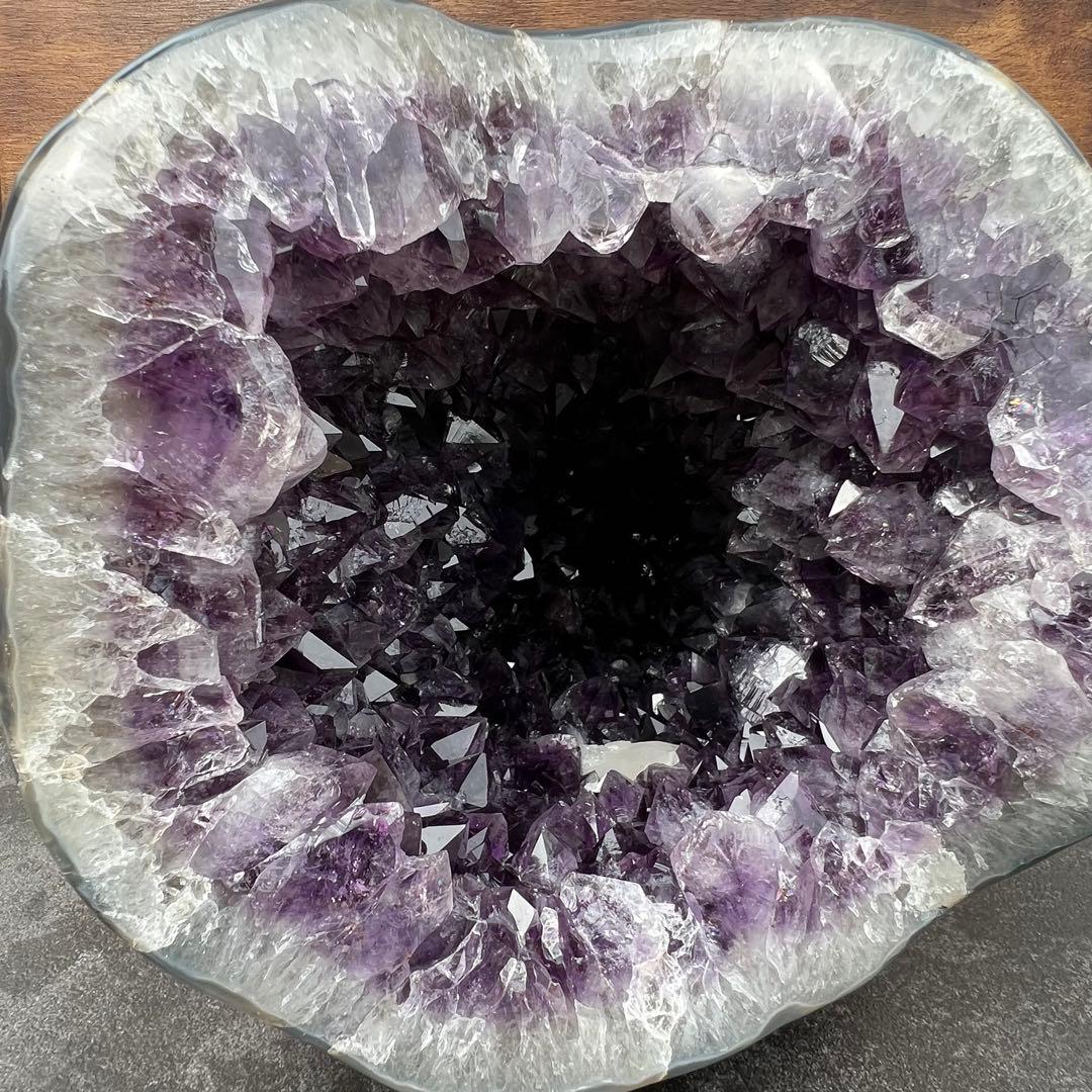 ✳️☆極上強開運☆絢爛華麗なる極大美濃紫結晶☆アメジストドーム 天然石 原石 置物