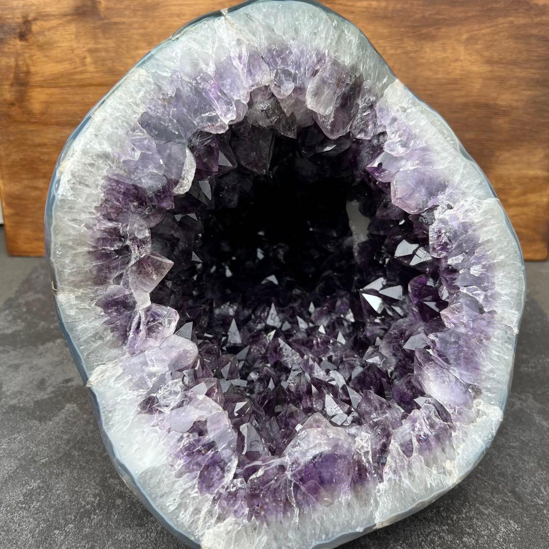 ✳️☆極上強開運☆絢爛華麗なる極大美濃紫結晶☆アメジストドーム 天然石 原石 置物