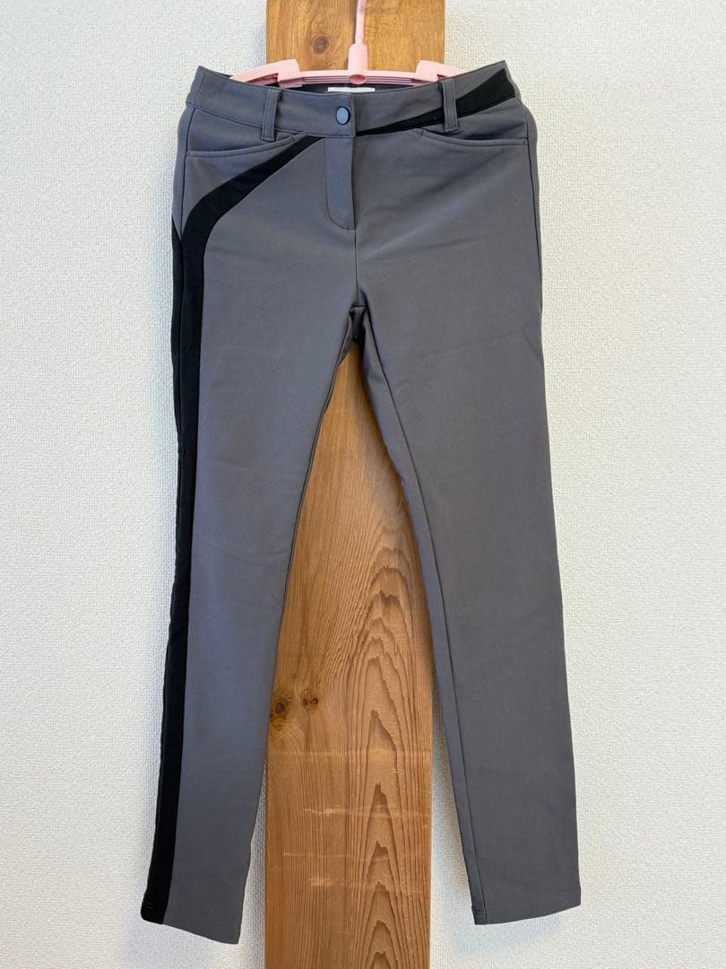 DESCENTE デサント ゴルフパンツ グレー 内側フリース レディース