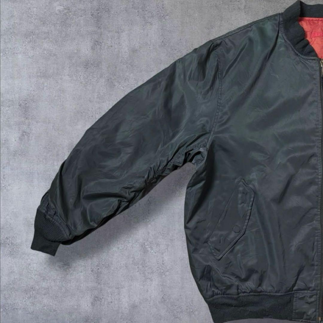 90s USAF MA-1フライトジャケットミリタリー北朝鮮製短丈古着ミリタリー