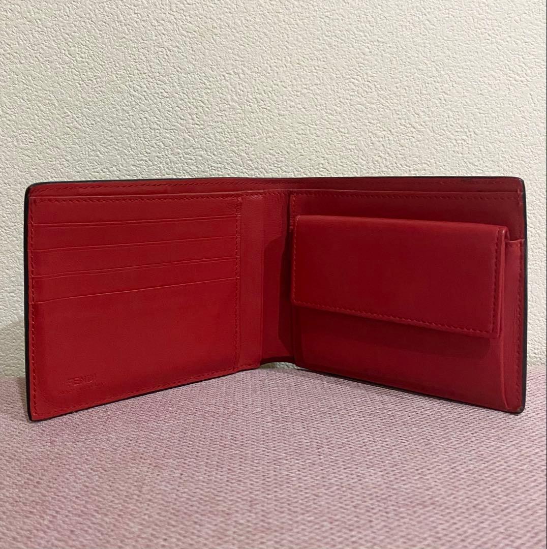 FENDI フェンディ モンスター 二つ折り財布