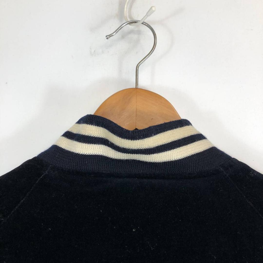 90s SLIDER ベロア生地 中綿入り スカジャン 刺繍 YOKOSUKA