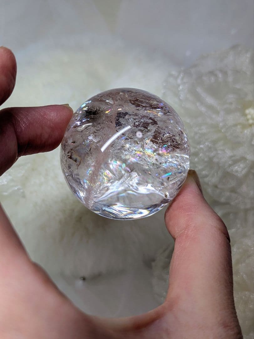 ♡ピンクアゼツライト（通称） ピンククリアクォーツ　スフィア♡