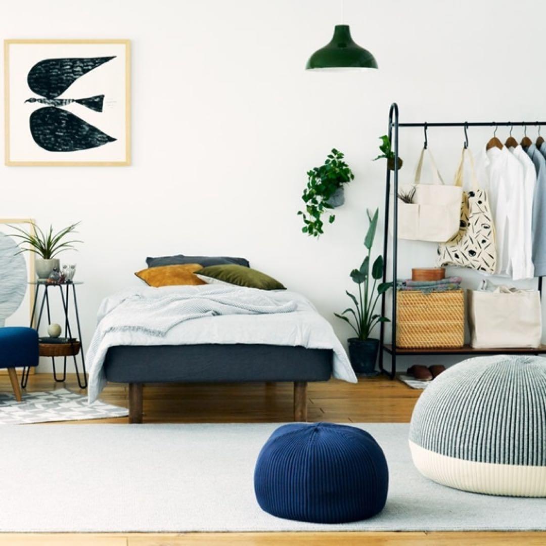 IDEE PUUF 本体セット プーフ White×Black MIX PUUF