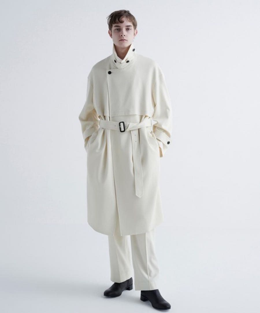 クルニ 22AW チノ レイヤード トレンチコート