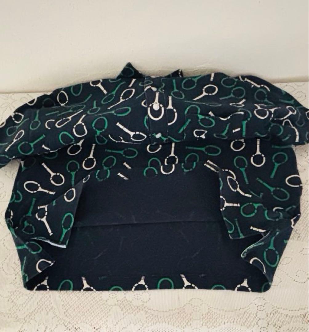 Brooks Brothers コットンピケ プリントポロシャツS